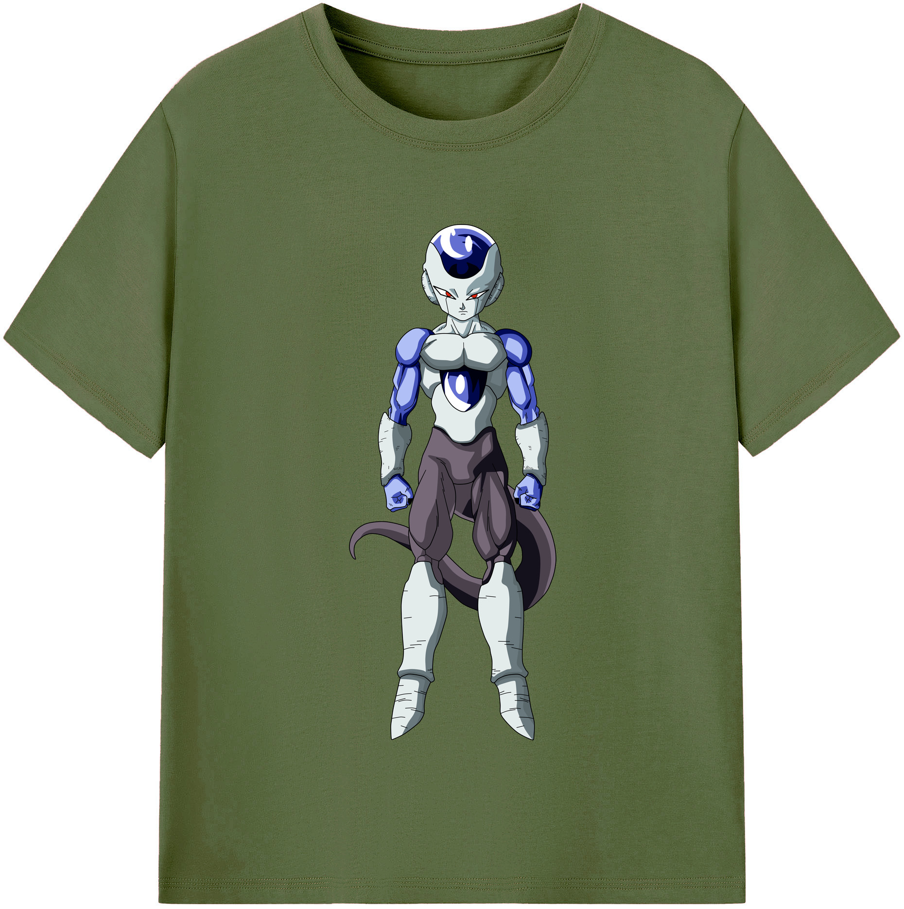 （画像用） ドラゴンボール フリーザ DRAGON BALL Frieza 綿100％半袖Tシャツ（フロントプリント）